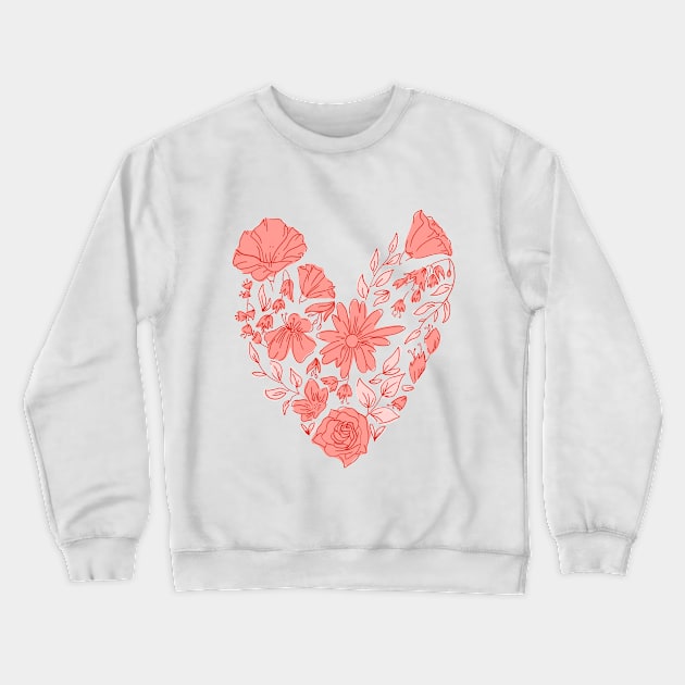 Pink Flower Heart Good Vibes Shirt Suicide Sad September Mental Health Shirt Encouragement Love Inspirational Positivity Cute Happy Spiritual Gift Crewneck Sweatshirt by EpsilonEridani